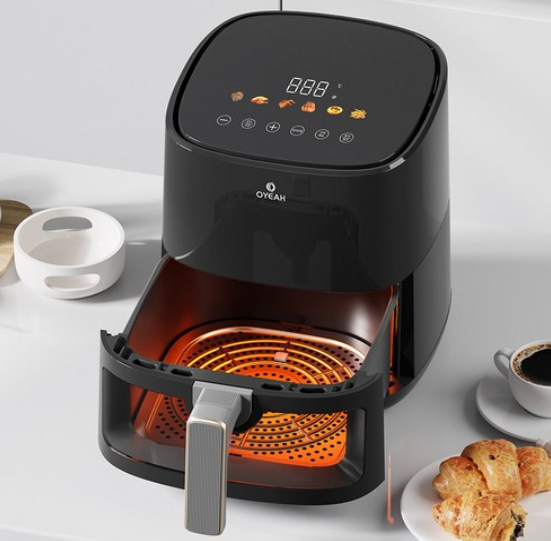 OYEAH 저소음 에어프라이어 5.0L 시각화 대용량